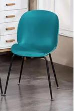 Design stoelen, Nieuw, Blauw, Metaal, Vier