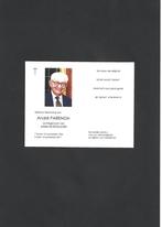 Tony Corsari Doodsprentje, Ophalen of Verzenden, Zo goed als nieuw