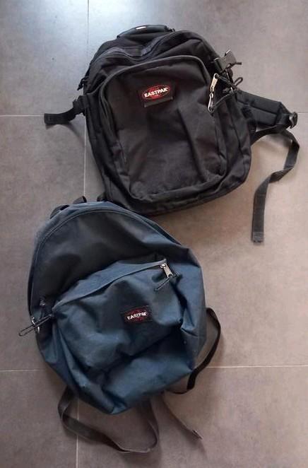 Eastpak rugzakken -> 4€/st - samen 5€, Handtassen en Accessoires, Tassen | Rugtassen, Gebruikt, Eastpak, 45 tot 60 cm, Waterdicht