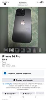 Iphone 16 pro, Télécoms, Enlèvement ou Envoi, Comme neuf