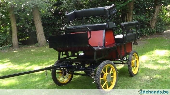 koets, Dieren en Toebehoren, Rijtuigen en Koetsen, Gebruikt, Marathonwagen, Paard of Pony
