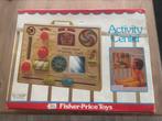 Fischer Price Activity Center 1973 inclusief doos, Kinderen en Baby's, Ophalen of Verzenden, Gebruikt, Speelset