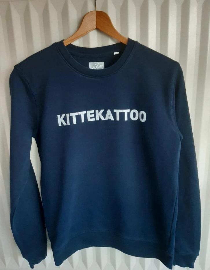 Donker blauwe sweater van F.C de Kampioenen maat XS, Kleding | Heren, Truien en Vesten, Gedragen, Maat 46 (S) of kleiner, Blauw