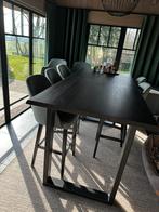 Bartafel met 8 barstoelen merk CastleLine, Huis en Inrichting, Barkrukken, Zo goed als nieuw, Ophalen