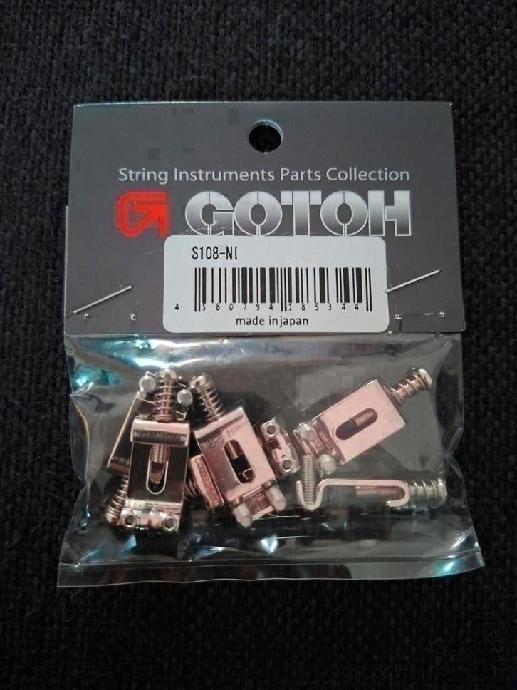 Splinternieuwe Gotoh steel saddles 10,8mm, Muziek en Instrumenten, Instrumenten | Onderdelen, Nieuw, Elektrische gitaar, Ophalen of Verzenden