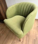 Velvet groen zetel nieuw, Huis en Inrichting, Fauteuils, Ophalen, Zo goed als nieuw
