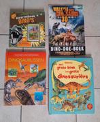 4 dinoboeken + kwartet (zie foto's) (als geheel of per stuk), Boeken, Ophalen of Verzenden, Zo goed als nieuw, Non-fictie