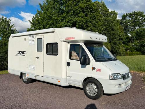 Mobilhome Laika Ecovip 6.1 met luifel en 43.000 km, Caravans en Kamperen, Mobilhomes, Bedrijf, Half-integraal, tot en met 4, Fiat