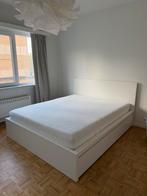 Ikea bed malm 4 schuiven + matras anneland 160x200cm, Ophalen, Zo goed als nieuw