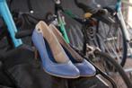 blauwe pumps mt 38, Escarpins, Enlèvement, Porté, Bleu