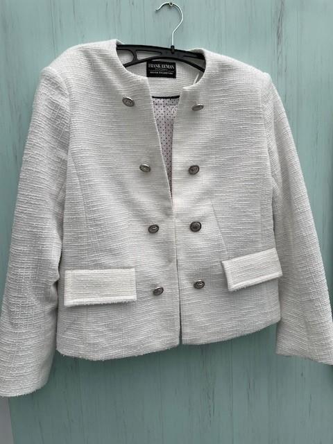 Magnifique veste blanche femmes Frank Lyman taille M, Vêtements | Femmes, Pulls & Gilets, Taille 38/40 (M), Enlèvement