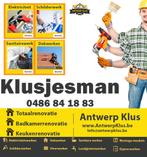 Klusjesman professioneel en betalbaar 0486841883, Services & Professionnels, Bricoleurs & Entreprises de petits travaux du bâtiment