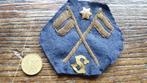Zeldzame Belgische marine ww2 abbl signaalgever badge, Embleem of Badge, Ophalen of Verzenden, Marine