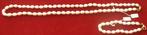 Collier + Bracelet NEUF de perles de culture ovales blanches, Bijoux, Sacs & Beauté, Avec pierre précieuse, Enlèvement ou Envoi
