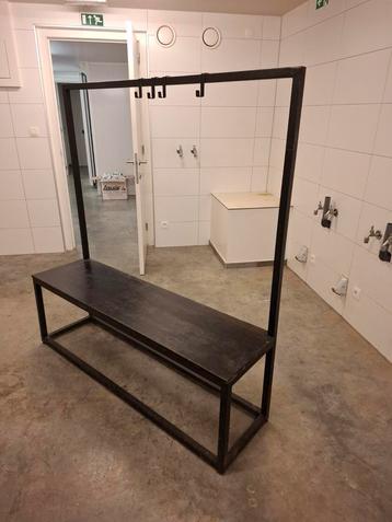 Industriële kleding rek, vintage, Ophalen, Zo goed als nieuw