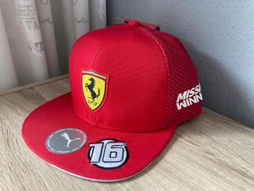  Charles Leclerc 2019 pet Scuderia Ferrari F1 cap Snapback beschikbaar voor biedingen