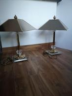 2 indrukwekkende Holywood Regenty-tafellampen, Ophalen of Verzenden, Gebruikt, 75 cm of meer