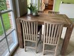 Tafel + 4 stoelen, Ophalen, Gebruikt, Vier personen, Rechthoekig