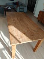 Eiken eettafel 180cm, Ophalen, Gebruikt, Eikenhout, 50 tot 100 cm