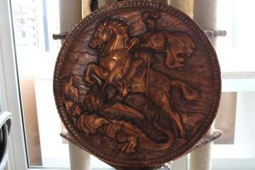 Koperen schild beschikbaar voor biedingen