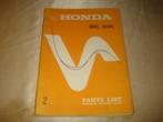 HONDA Model SS50E Ancien Catalogue des Pièces, Ophalen of Verzenden, Honda