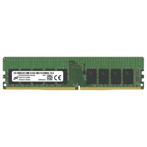 16GB 2Rx8 PC4-2666V DDR4-2666, Unbuffered ECC Micron, Computers en Software, RAM geheugen