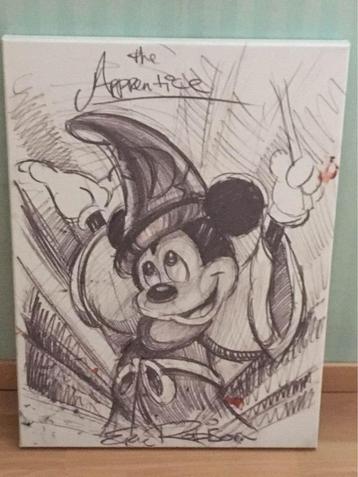 The Sorcerers Apprentice (sketch on cavas) - Eric Robinson beschikbaar voor biedingen