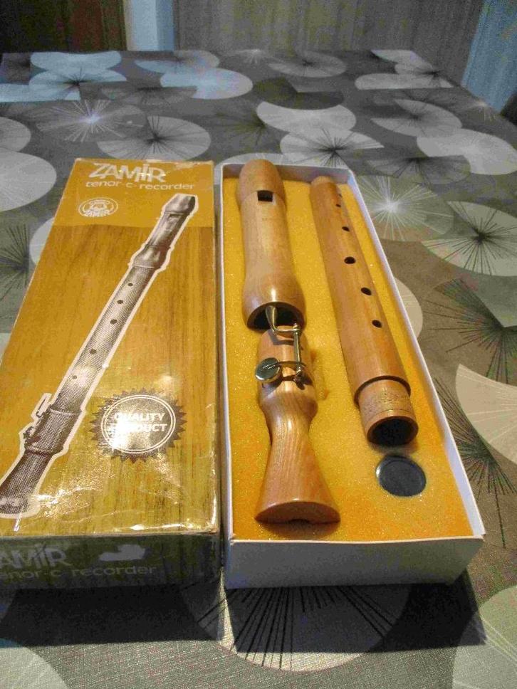 Blokfluit Tenor, Muziek en Instrumenten, Blaasinstrumenten | Blokfluiten, Nieuw, Tenor, Met koffer, hoes of etui, Ophalen of Verzenden