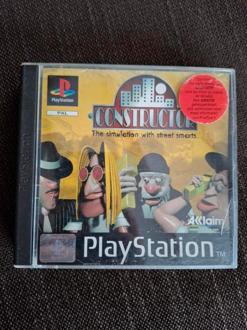 PS1 constructor (compleet), Games en Spelcomputers, Games | Sony PlayStation 1, Zo goed als nieuw, Ophalen of Verzenden