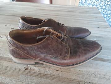 Chaussures à lacets Scapa Dress pour hommes taille 41, Enlèvement ou Envoi, Chaussures à lacets, Brun, Porté