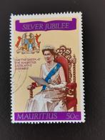 Maurice 1977 - La Reine Elisabeth II 25 ans sur le trône, Timbres & Monnaies, Affranchi, Enlèvement ou Envoi, Autres pays