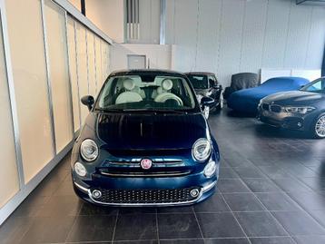 Fiat 500 / Navigatie / Cruise Control / PDC / 12 M Garantie, Auto's, Fiat, Stof, 50 kW, Blauw, Parkeersensor