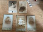 5 cdv foto’s begin 20ste eeuw, Verzamelen, Foto's en Prenten, Foto, Klederdracht, Ophalen of Verzenden, Zo goed als nieuw