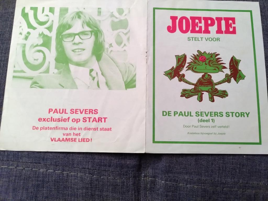 45T DE PAUL SEVERS STORY -JOEPIE STELT VOOR OP FLEXI DISK, Cd's en Dvd's, Vinyl Singles, Gebruikt, 7 inch, Single, Ophalen of Verzenden