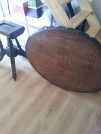 Marqueterietafel ovaal opklapbaar acajou, Ophalen