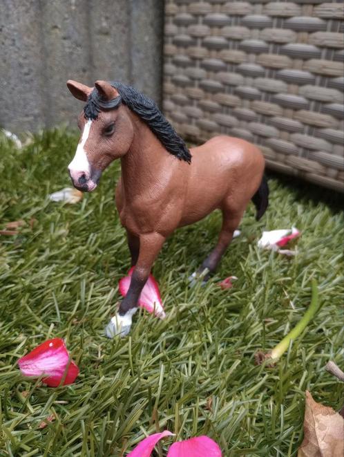 Schleich repaint, Verzamelen, Dierenverzamelingen, Zo goed als nieuw, Beeldje of Figuurtje, Paard, Ophalen of Verzenden