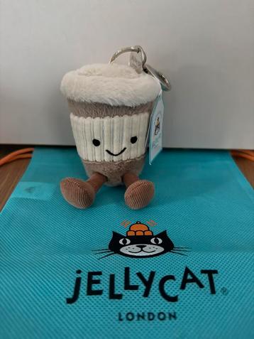 Jellycat coffee-to-go bag charm beschikbaar voor biedingen