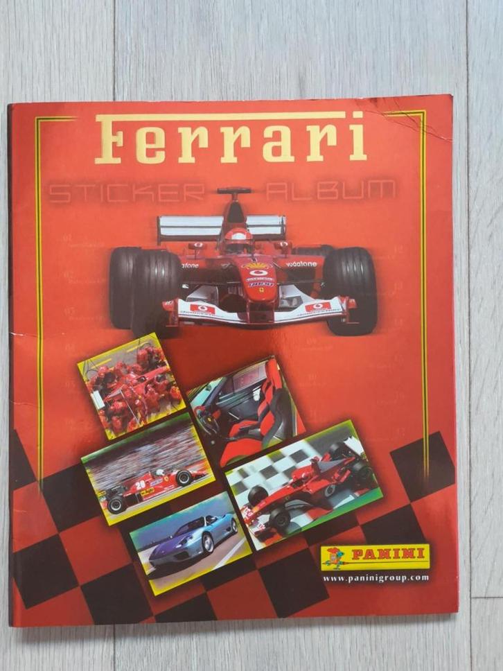 Ferrari 2003 panini sticker album (Italiaanse versie), Verzamelen, Stickers, Gebruikt, Auto of Motor, Ophalen of Verzenden
