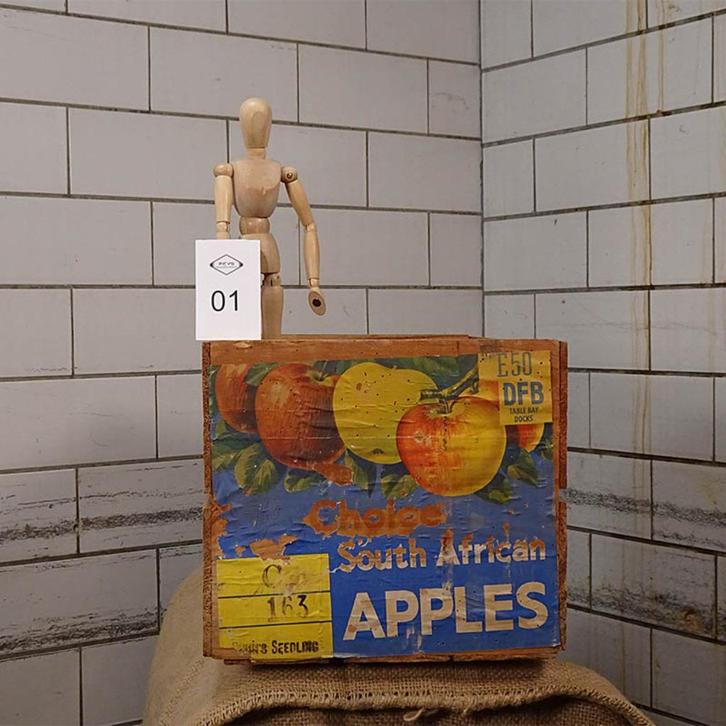 Fruitkistjes-G 2022-037, Antiek en Kunst, Curiosa en Brocante, Ophalen of Verzenden