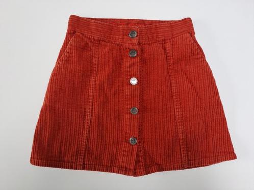 Mt 146 Koraalkleurige ribfluwelen rok Hampton Bays, Kinderen en Baby's, Kinderkleding | Maat 146, Zo goed als nieuw, Meisje, Jurk of Rok