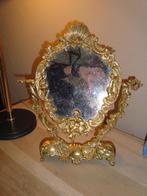 A vendre  ancien miroir psyché en bronze, Antiquités & Art, Enlèvement