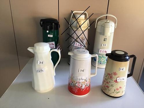 6 thermossen aan diverse prijzen, Huis en Inrichting, Keuken | Keukenbenodigdheden, Zo goed als nieuw, Ophalen of Verzenden