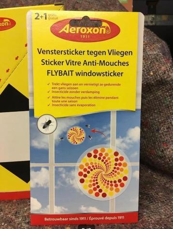 Venstersticker tegen vliegen Aeroxon NU 1+1 GRATIS