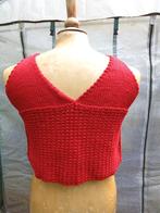 Beau top rouge vif , fait main.Neuf, Vêtements | Femmes, Comme neuf, Rouge, Envoi