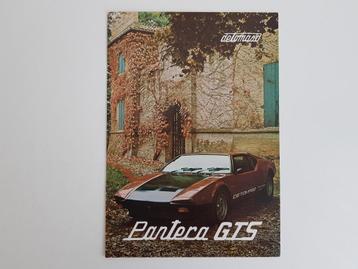 Brochure originale De Tomaso Pantera GTS - 1980