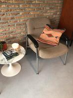 2 leuke vintage retro fauteuils zeteltjes stoelen, Huis en Inrichting, Fauteuils, Ophalen, Gebruikt, Stof