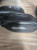 2 Sacoches cuir dyna harley davidson avec clé, Motos