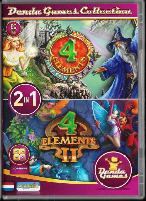 4 elements I & 4 elements II, Games en Spelcomputers, Games | Pc, Zo goed als nieuw, 1 speler, Verzenden