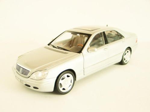 1/18 - M Norev - Mercedes Benz S600 (1998) argentée, Hobby & Loisirs créatifs, Voitures miniatures | 1:18, Neuf, Norev, Enlèvement ou Envoi
