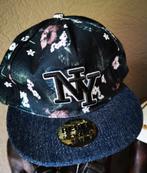 New York, rebel crazy life hat, bloemotief, Kleding | Dames, Pet, One size fits all, Crazy life, Ophalen of Verzenden